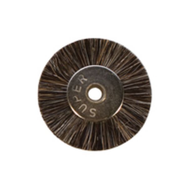 3/4" Unmounted Bristle Brush, Soft, 1/8" Hole