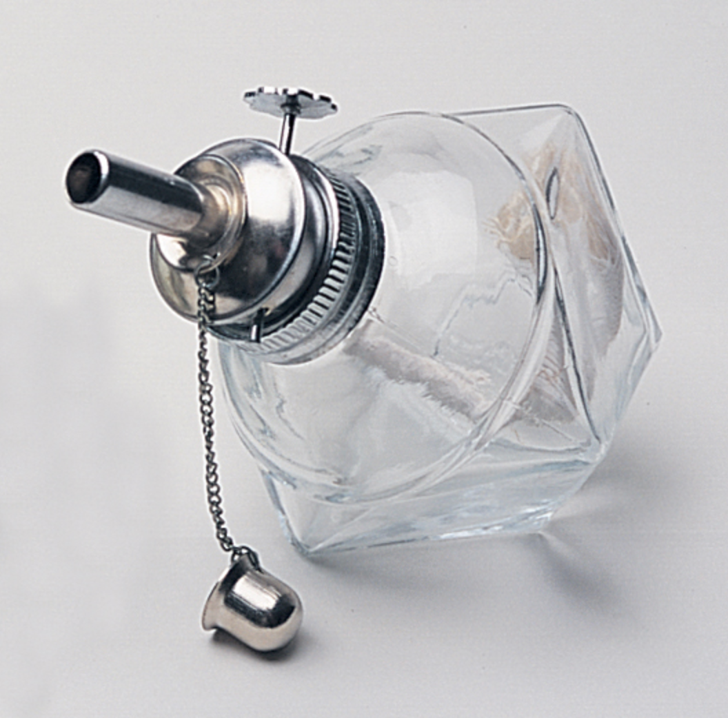 Faceted Glass Alcohol Lamp – 3/16"