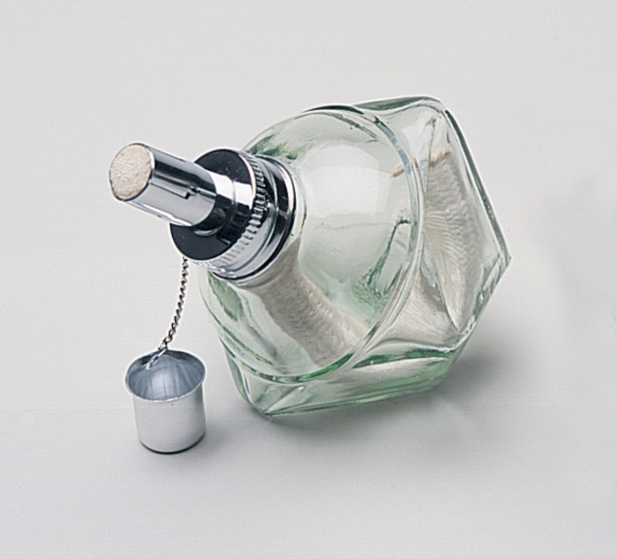 Lampe à alcool en verre facetté – Mèche de 1/2 po