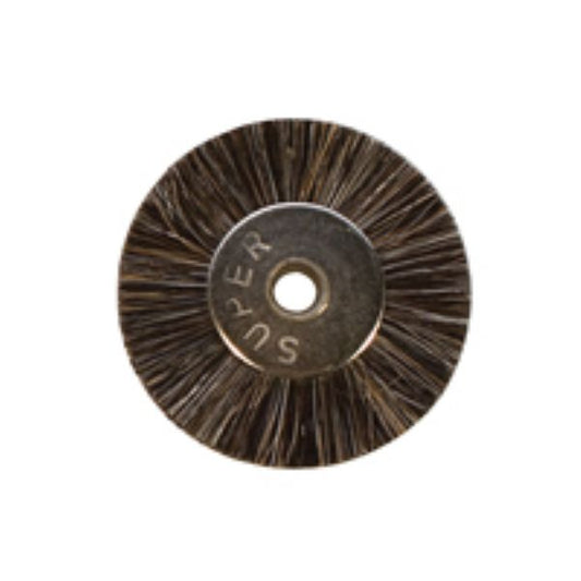 3/4" Unmounted Bristle Brush, Soft, 1/8" Hole