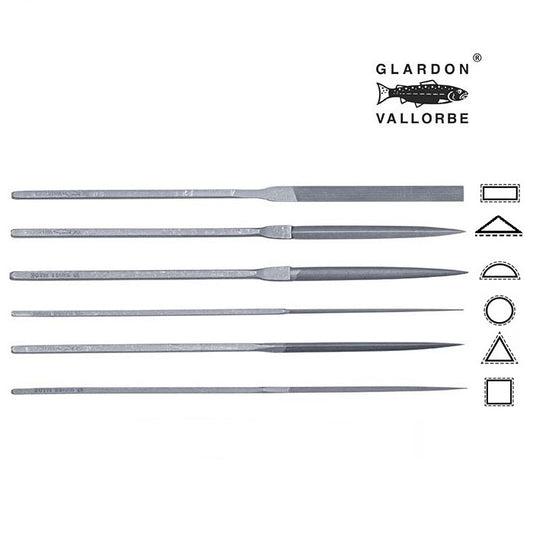Glardon Vallorbe® Escapement File Set – 6 Piece