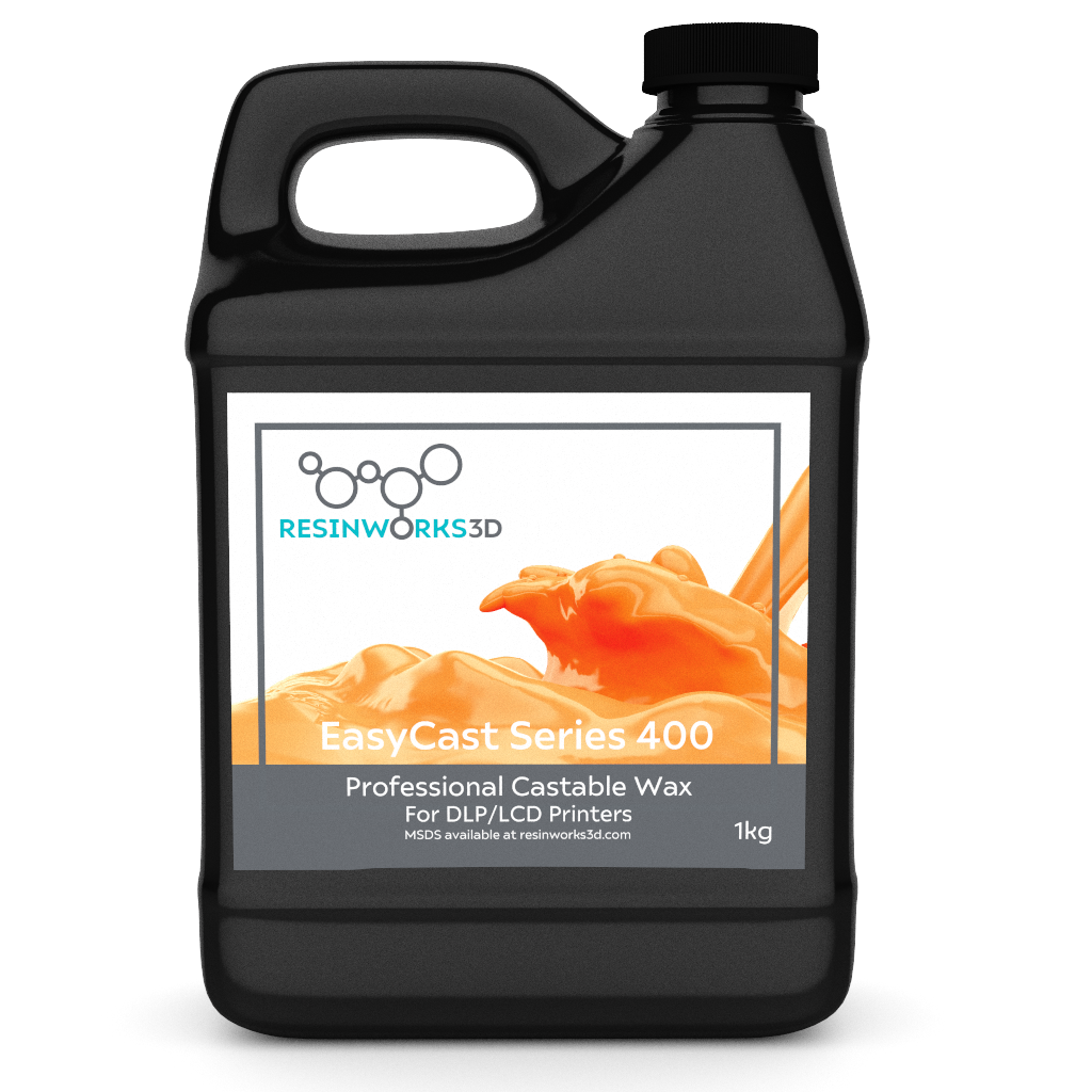 EasyCast Série 400 – Résine photopolymère de qualité supérieure à haute teneur en cire (1 kg)