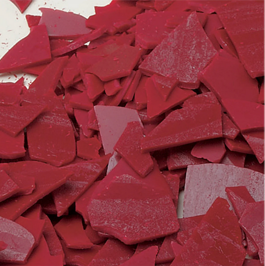 Cire d'injection à paillettes rouge rubis Freeman