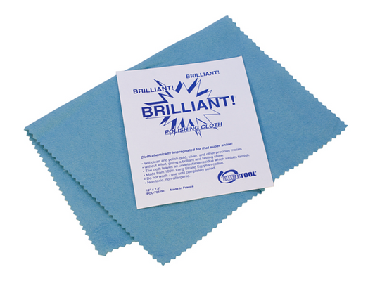 Chiffon de polissage pour bijoux « Brillant » – 20 x 30 cm