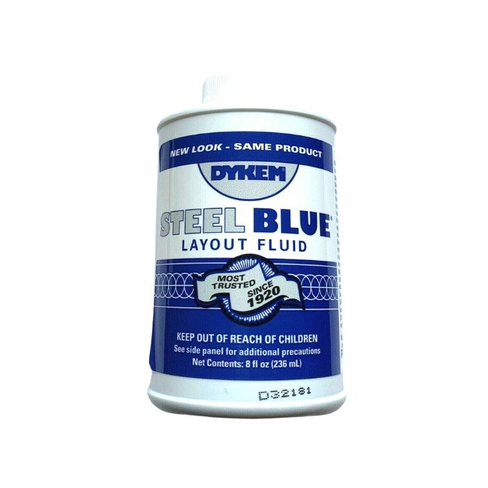 DYKEM Steel Blue Layout Fluid – 8oz Brush-In-Cap